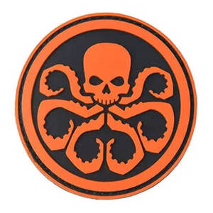 Patch en silicone rond personnalisé, logo et badge en caoutchouc 3D, patch personnalisé en PVC souple réfléchissant à vendre, style gaufré, transfert thermique à repasser - Product Image 2