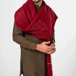 New Design Winter High Quality Custom Made Lightweight Quick Dry Long Wool Pashmina Cashmere <b>Shawl</b> Scarf Wrap For <b>Men</b> - Product Image 5