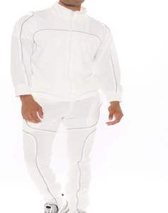 Conjuntos de Chándal Reflectantes Personalizados para Hombre, Chaquetas de Nailon Ligeras y Pantalones Deportivos con Cierre, Chándales Personalizados - Product Image 6