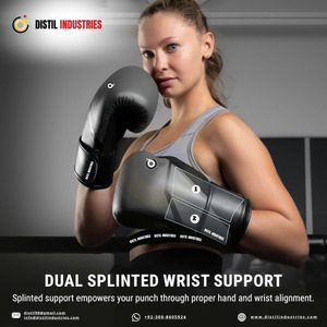 For Professional Mexican Style Boxing Gloves Custom Logo Cowhide Leather Lace-Up Non-Slip Adjustable Wrist <b>Strap</b> Gloves - Product Image 3