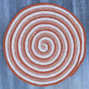Alfombra Moderna para Exteriores de Poliéster Trenzado Cuadrado, Antideslizante con Respaldo de Látex, Reversible, Apta para Mascotas, Lavable, de Pelo Plano, para Patio o Terraza - Product Image 4