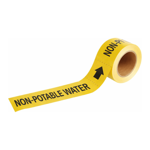 Marcadores Adhesivos para Tuberías de Agua No Potable Brady, Verdes, Flexibles, para Identificación de Líneas en Interiores/Exteriores - Product Image 2