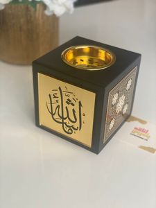 Brûleur à Bakhoor en Bois de Luxe, Élégant Porte-Encens Suspendu pour Mariages, Ramadan, Aïd, Décoration Islamique, Brûleur d'Encens au Charbon - Product Image 2
