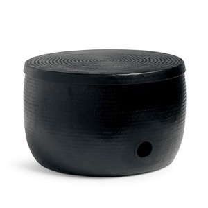 Support de rangement pour tuyau d'arrosage d'extérieur en fer de haute qualité, tendance et nouveau, avec finition patine rustique, taille et couleur personnalisables - Product Image 3