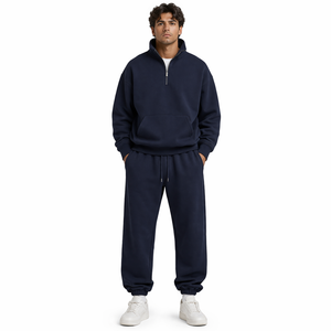 Wholesale Oem <b>2</b> <b>piece</b> <b>sets</b> sweatsuit matching <b>sets</b> tech fleece 450 gsm 100% cotton tracksuit Custom Tracksuit For Men - Product Image 2