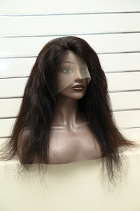 Full Lace <b>Wig</b> Human Hair Natural Black <b>Long</b> Remy Hair Swiss Lace Cap Light Brown Glueless Average Size full lace <b>wig</b> - Product Image 4