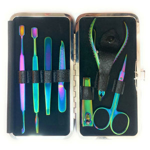 Kit de manucure et pédicure professionnel en acier inoxydable, 7 en 1 - Product Image 6