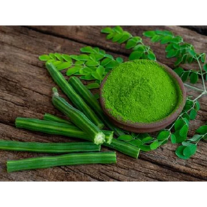 Poudre de feuilles de Moringa biologique naturelle pure, super-aliment vert pour la santé et la nutrition, fournisseur en gros en vrac, Inde - Product Image 5