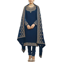 Robe de soirée pour femme, nouvelle collection, best-seller, élégante, écologique, taille naturelle, style pakistanais traditionnel, avec dentelle, 100% coton