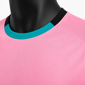 Camiseta de Fútbol Personalizada Unisex Rosa, Sublimada, Transpirable, de Malla, de Secado Rápido, de Poliéster, OEM, ODM - Product Image 5