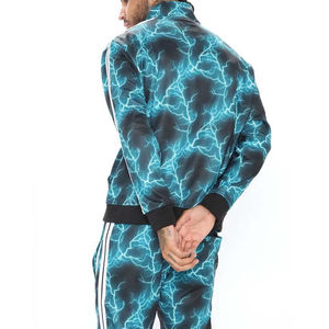 Chándal Premium con Estampado Reflectante Personalizado OEM 2026, Venta al Por Mayor, Corte Ajustado, Ropa para Hombre, con Cremallera y Pantalones Deportivos Personalizados - Product Image 3