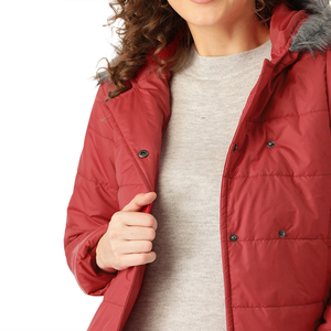 2027 Custom Made Ladies Puffer Jacket Premium Quality Winter <b>Coat</b> Warm Quilted Bubble New Fashion <b>Fur</b> Hood Strret Style OEM - Product Image 6