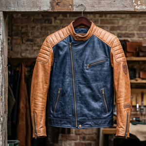 Chaqueta de Cuero para Hombre, Diseño Moderno, Nueva Colección, Chaqueta de Cuero PU, Chaqueta de Cuero Vacuno de Primera Calidad - Product Image 1