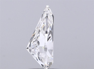 Diamant synthétique de laboratoire en forme de poire, excellente taille, qualité F VS1, avec certificat IGI, incolore et sans défaut visuel. - Product Image 2