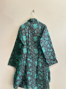 Wholesale Lot Of <b>Kantha</b> Vintage Reversible Quilted Umbrella Cut <b>Jacket</b> Coat - Product Image 6