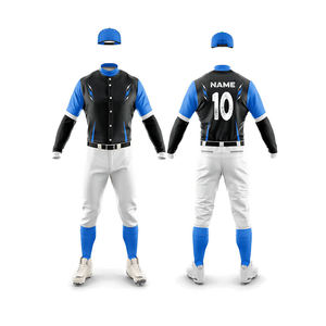 ชุดยูนิฟอร์มเบสบอลระดับพรีเมียม ชุดเสื้อและกางเกงเบสบอลแบบสั่งทำพิเศษสำหรับทีม สำหรับการฝึกซ้อมและการแข่งขัน - Product Image 1