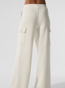Pantalon de jogging décontracté en coton respirant pour femme, taille élastique, confortable, taille mi-haute - Product Image 2