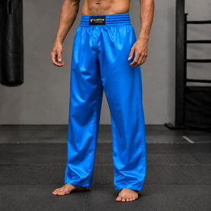 Pantalon de kick-boxing pour adulte, avec logo sur le devant, coupe confortable, matière extensible en polyester/nylon pour des performances élevées - Product Image 4