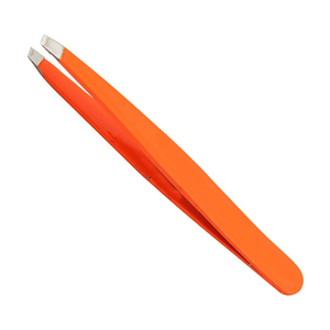 Pinces à sourcils antidérapantes de couleur rouge foncé pour un façonnage professionnel des sourcils avec service de fabrication OEM et de marquage personnalisé - Product Image 4