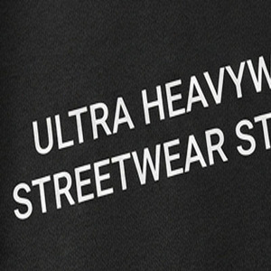 Sweat à capuche streetwear brodé épais pour homme, coupe oversize à épaules tombantes, en molleton avec poche - Product Image 3