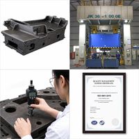 Plaque de support robuste pour machines minières ISO9001, grandes pièces d'emboutissage, presse 800T, acier NM400, fournisseur OEM