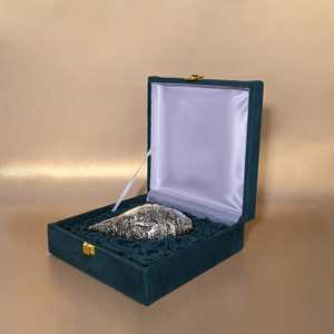 Handmade <b>Gold</b>-Plated Silver Plating Minimalist Ganesh Shankh Luxury Religious Wedding Gift Home Decoration Spiritual Blessings - Product Image 2