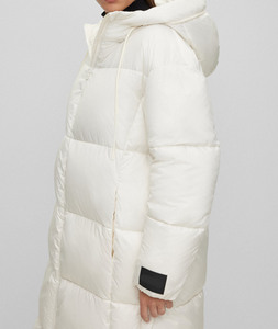 Manteau épais de haute qualité pour femmes, col en fourrure, coton, OEM personnalisé, coupe ample, imperméable, rembourré en coton, doudoune d'hiver - Product Image 5