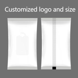 Lingettes en tissu humide domestiques écologiques personnalisées Spunlace Lingettes à main non tissées enveloppées individuellement 150x180mm différentes tailles - Product Image 4