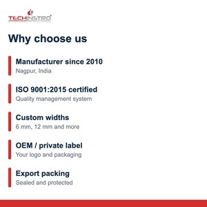 TECHINSTRO เทปทองแดงนำไฟฟ้า 6 มม. x 15 ม. พร้อมกาวนำไฟฟ้าสำหรับป้องกัน EMI ซ่อมแซม PCB สายดิน CFT-006 - Product Image 3