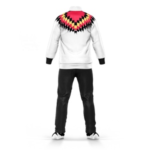 Ensemble de survêtement pour homme de haute qualité, sublimation, fermeture éclair, extensible, séchage rapide, pour entraînement sportif, jogging et usage décontracté - Product Image 4