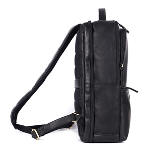 Wholesale Supply Leather <b>Backpack</b> for Men Durable School College Bag <b>with</b> Multiple <b>Compartments</b> and Laptop Sleeve For Sale - Product Image 1