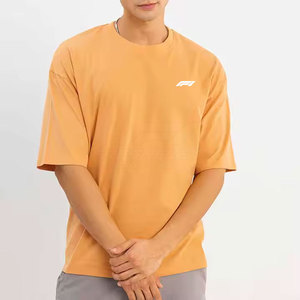 Camiseta Extra Grande Informal Ligera de Alta Calidad con Logotipo Personalizado para Hombre, 100% Algodón, Corte Holgado - Product Image 1