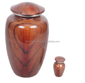 Arrival New Latest Design Wholesale Decorative Metal Cremation Urn Memorial Urn with Polished Design at wholesale price - Product Image 1