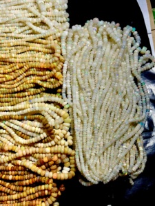 Perles d'Opale Éthiopienne Naturelle, Perles d'Opale Véritable, Perles d'Opale Feu, Fil de Perles d'Opale Cristalline pour la Fabrication de Bijoux - Product Image 3