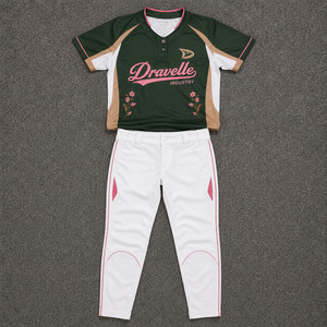 Ensemble Maillot et Pantalon de Softball Personnalisé OEM pour Femme, Blanc, 260 GSM, Polyester Interlock, Tenue de Sport Performance pour Équipe, Faible MOQ - Product Image 1