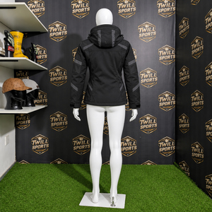 Customized Women's Hi Vis Reflective Safety Jacket Full Zip Waterproof Windproof <b>Winter</b> Construction <b>Workwear</b> With Hood - Product Image 5