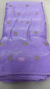 space silk embroidery bides boutique work <b>Fabric</b> - Product Image 6