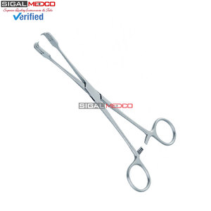Pinzas de Tracción Manuales de Acero con 3x3 Dientes, Instrumento de Agarre de Precisión, Certificado CE, Herramienta Quirúrgica para Manipulación de Tejidos, Duraderas - Product Image 6