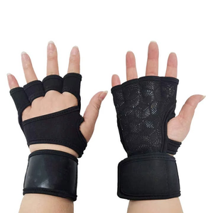 Guantes de Ciclismo de Medio Dedo, Ligeros y Transpirables, de Cuero, con Palma Antideslizante, Protección UV y Diseño Cortavientos, Unisex - Product Image 1