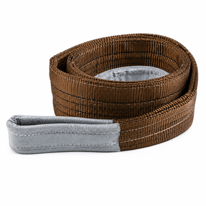 Provina Sangle de levage en polyester de haute qualité 6 tonnes, à œil plat, haute résistance, longueur personnalisable, sûre et fiable pour levage et traction 8:1 - Product Image 5