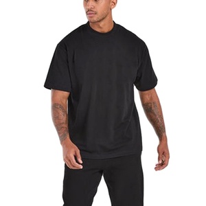 Camisetas de Hombre de Alta Calidad y Peso Pesado, 300 Gramos de Algodón, Diseño Moderno y Holgado con Hombros Caídos, Camiseta de Algodón de 300 Gramos - Product Image 1