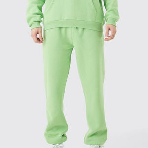 Survêtements pour hommes 100% coton, personnalisables avec logo, très demandés pour la vente en ligne / Survêtements évasés pour hommes en coton, personnalisés avec logo imprimé, fabrication OEM - Product Image 6