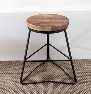 Tabouret de bar en bois massif de style moderne pour la maison, le bar, le salon, le café, la cuisine, le restaurant, le pub, le club, l'hôtel, la salle à manger ou la chambre. - Product Image 6