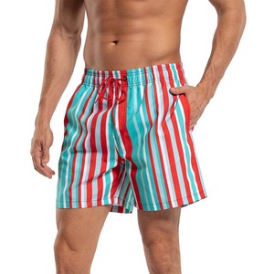 Shorts personnalisés pour hommes à faible MOQ, couleur unie, anti-plis, séchage rapide, style urbain, avec votre propre logo, pour la natation - Product Image 1