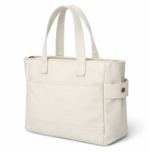 COTTON FIELD Wholesale High Quality Heavy Duty Canvas Tote <b>Bag</b> with <b>Long</b> Handle Zipper and Pocket for Women Travel - Product Image 2