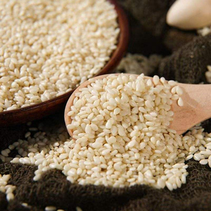 Graines de sésame naturelles brutes de qualité supérieure, nettoyées, riches en arôme, pour boulangerie, pâtisserie et cuisine, ingrédient sain - Product Image 1