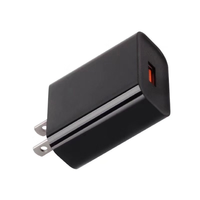 Chargeur mural Quick Charge 3.0, chargeur mural USB 18W 3A adaptateur QC 3.0 bloc de chargeur rapide pour téléphone portable intelligent iPhone