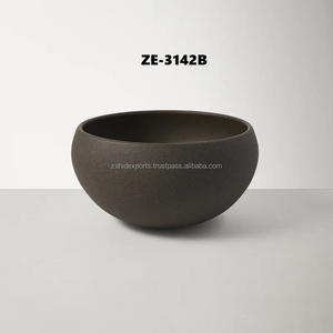 Premium Eco-Friendly Disposable Ceramic Oval Bowls Pedestal Gift Design Golden Petal Embossment Mirror Texture for Parties - Product Image 2