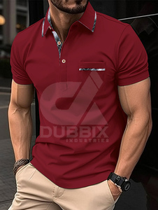 Plus Size Men's for Shirts 100% Cotton Stand Collar Customizable <b>Back</b> Neck Logo Printed Design Eco-Friendly Ringer <b>T</b>-Shirt 2026 - Product Image 4