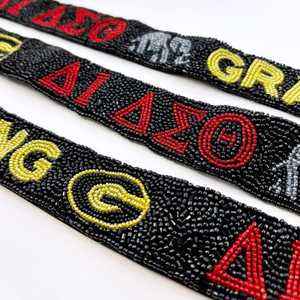Personalized Sorority Purse Strap, Custom Sorority <b>Bag</b> Strap, Personalized <b>Bag</b> Strap, Custom Sorority <b>Camera</b> Strap - Product Image 3